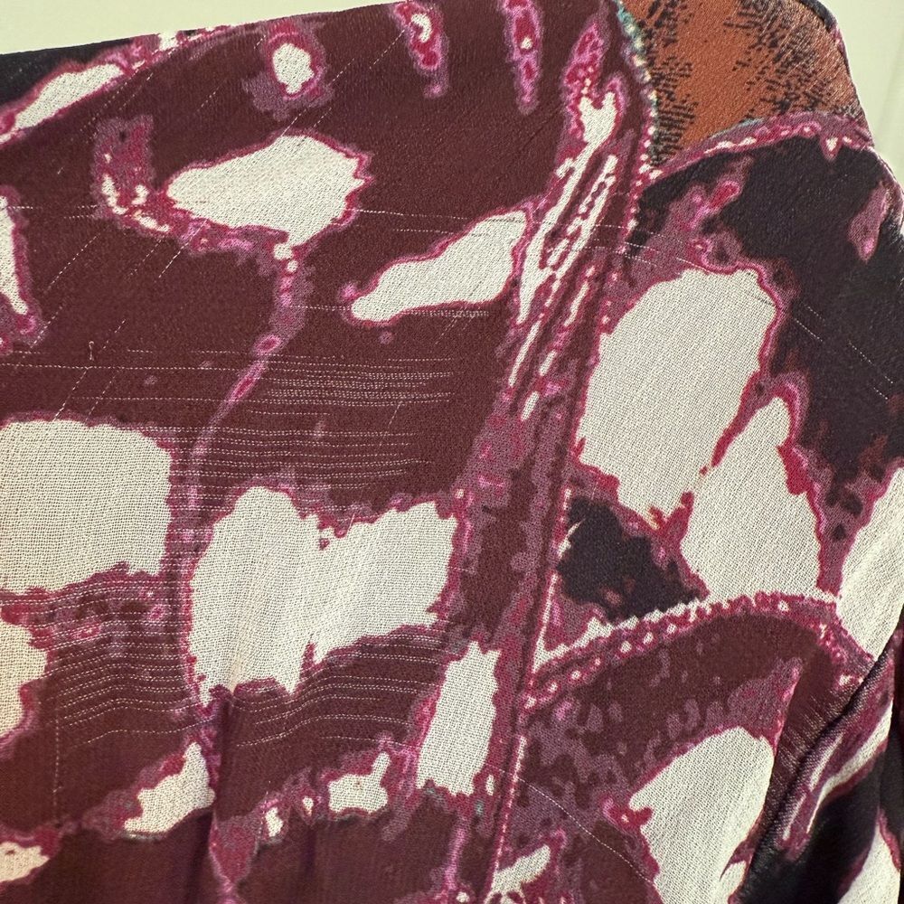 Anthropologie Long-Sleeve Wrap Midi Dress
⭐️⭐️please read info below-H6 - Picture 8 of 12